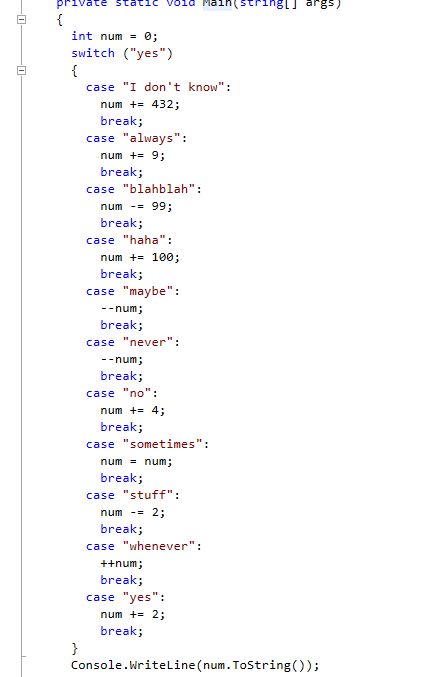 Large Switch Decompiled